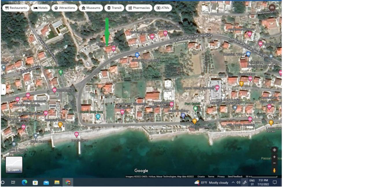 Apartments Senka Orebic Ngoại thất bức ảnh